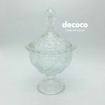 CAPODIMONTE CANDY JAR AB1808-2 M CLEAR